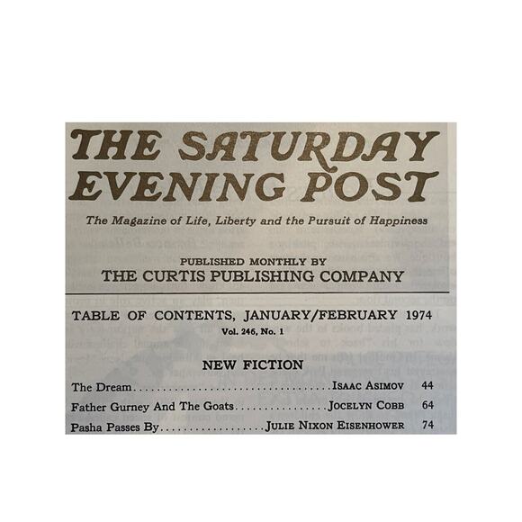 Vintage Magazine The Saturday Evening Post Feb 1974 Zodiac Astrology Rockwell - Picture 3 of 8